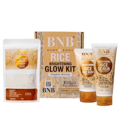 BNB Rice Extract Bright & Glow Kit (Original) - Vora