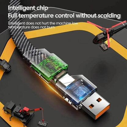 4-in-1 Multifunction USB Charging Cable 65W - Vora