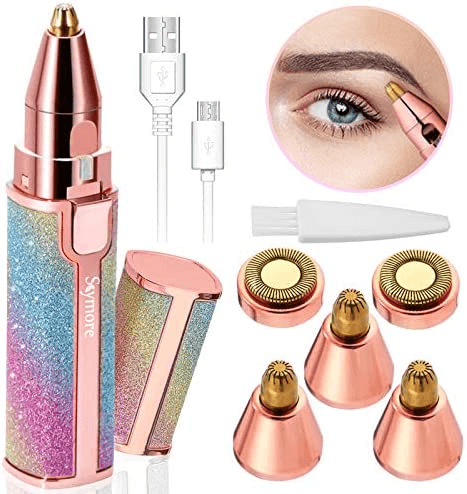 2 In 1 Flawless Eyebrow Hair Remover Stylish & Fashionable Rechargeable - Vora