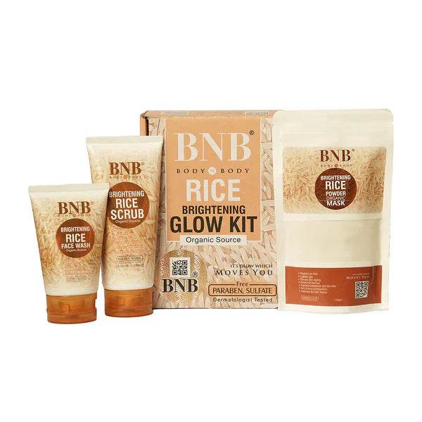 BNB Rice Extract Bright & Glow Kit (Original) - Vora