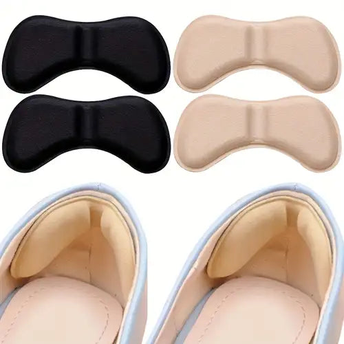 2Pair Heel Cushion Pads – Anti-Slip Shoe Inserts & Heel Protector for Men & Women | Comfort Grip & Foot Care Support