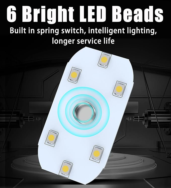 XIRUJNFD USB Charging Touch Sensor Led Light, Led Touch Light, Car Led Lights Interior, Car Lighting, Car Lamp Car Interior Led Lights, Night Light for Car
