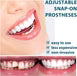 Snap On Smile Veneers Moldable False Artificial Braces Teeth Kits For Men And Women