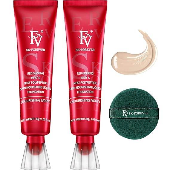 FV Liquid Foundation Makeup, Full Coverage Oil Control Flawless - Vora