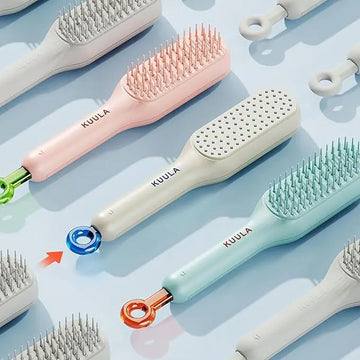 Self-Cleaning Anti-Static Massage Comb