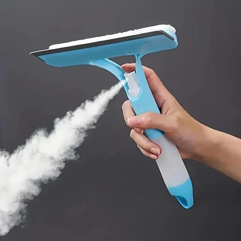 AquaSwipe™ 3-in-1 Window Spray Cleaner & Squeegee