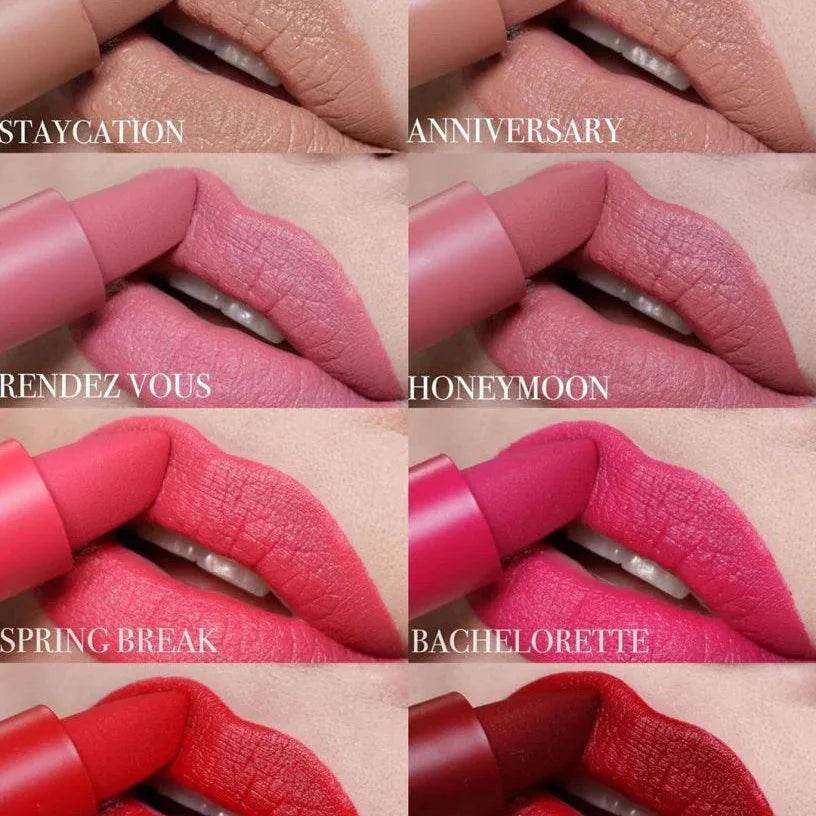 Huda Beauty Matte Lipstick Set - 12 Pcs - Vora