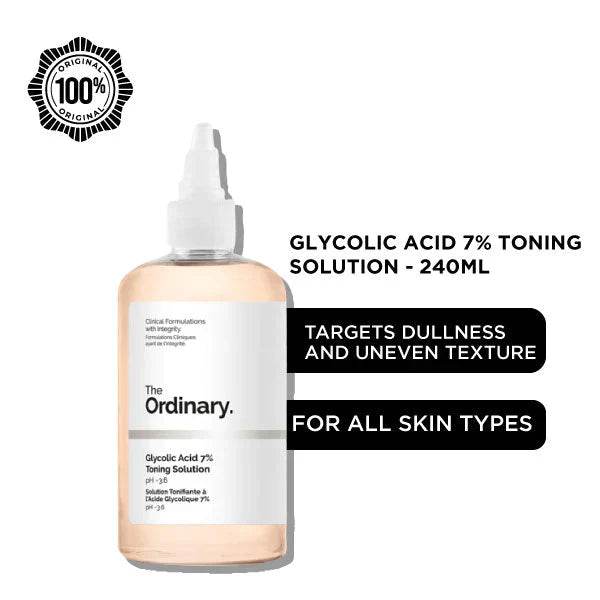The Ordinary Glycolic Acid 7% Toning Solution - 240ml - Vora