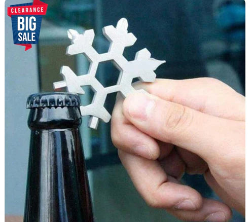 18-in-1 Mini Snowflake Stainless Steel Tool