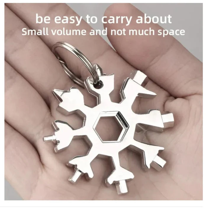 18-in-1 Mini Snowflake Stainless Steel Tool