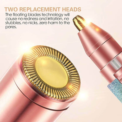 2 In 1 Flawless Eyebrow Hair Remover Stylish & Fashionable Rechargeable - Vora